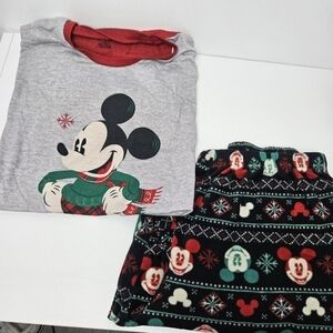 Disney Mickey mouse christmas Pjs xl